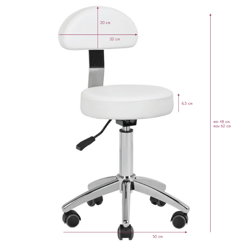 Zadelkruk Verstelbaar AM-304 Wit - afbeelding 5