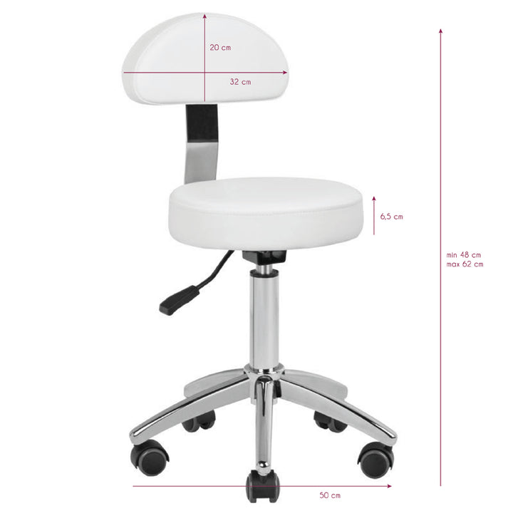 Zadelkruk Verstelbaar AM-304 Wit - afbeelding 5