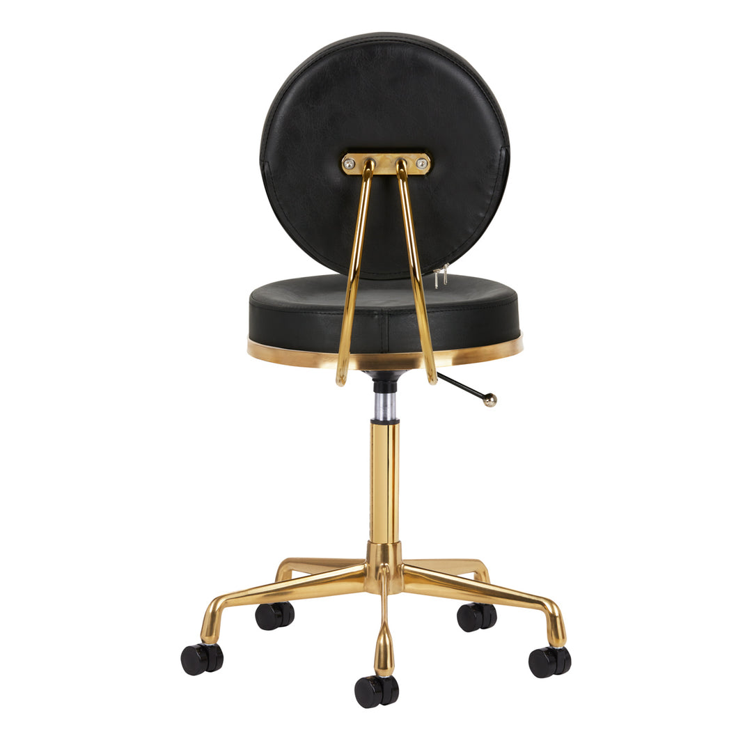 Tabouret Verstelbaar H5 Goud-Zwart - afbeelding 3