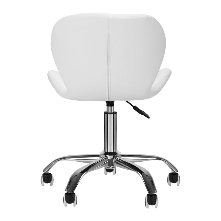 Salonstoel met Wielen Verstelbaar 4Rico QS-06 Wit - afbeelding 3