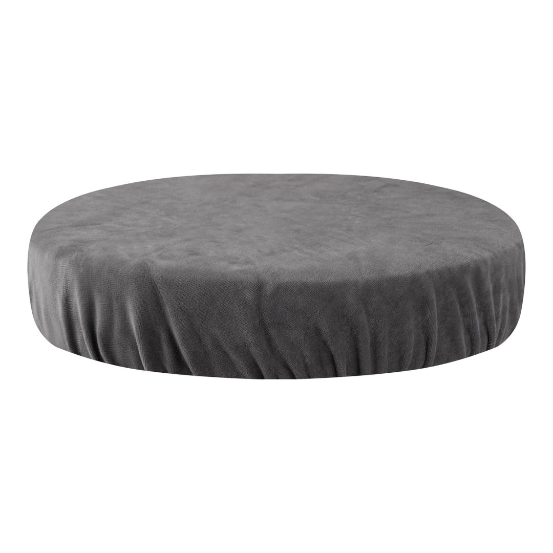 Stoelhoes Tabouret Fluweel Grijs