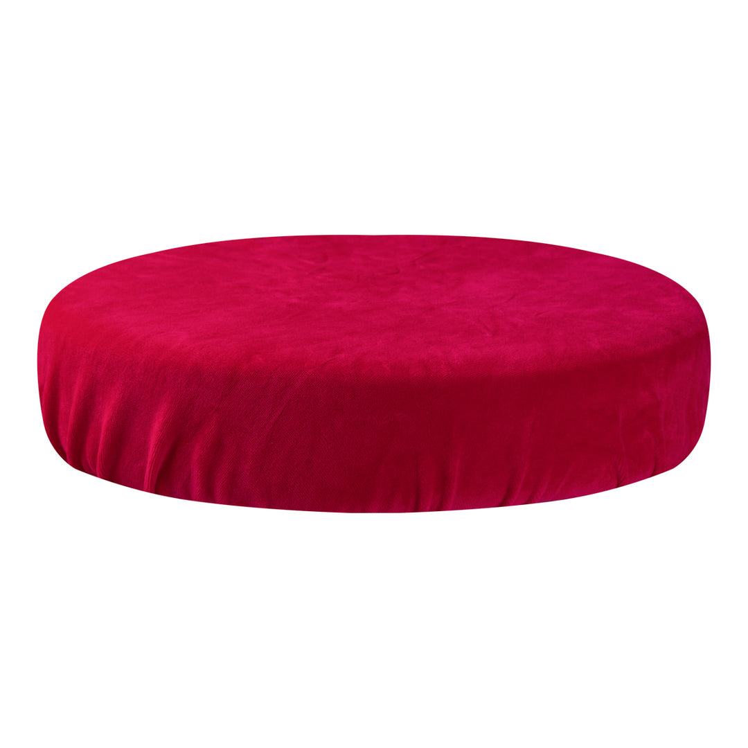 Stoelhoes Tabouret Fluweel Fuchsia