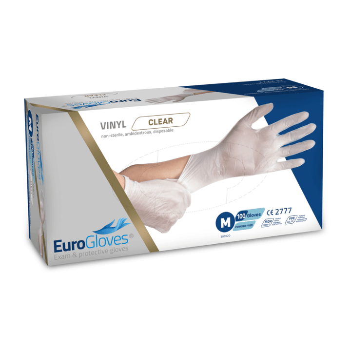 Vinyylikäsineet EuroGloves - valkoinen